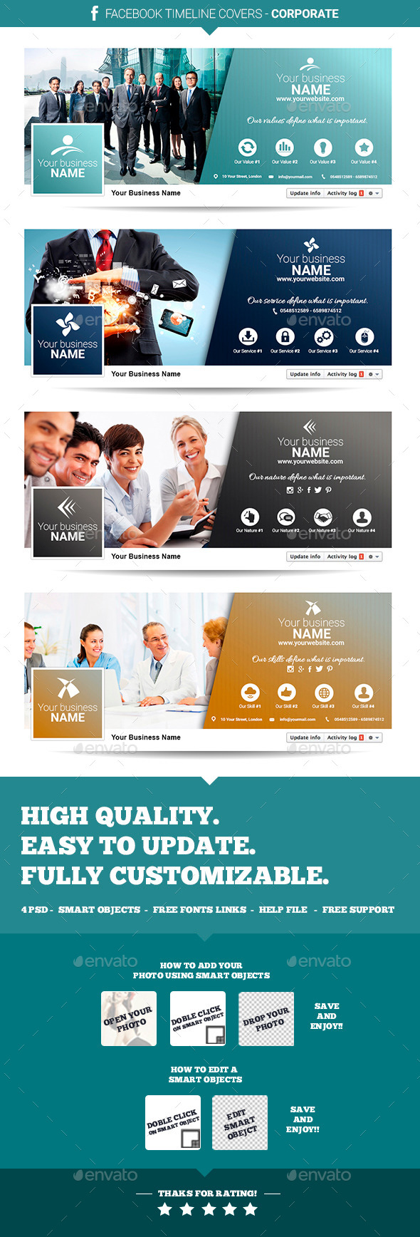 GraphicRiver Facebook Timeline Covers Corporate 9169210 GraphicRiver Facebook Timeline Covers Corporate 9169210