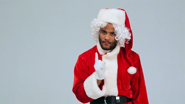Angry Santa Claus Shakes His Finger to You Angry Santa Claus Shakes His Finger to You
