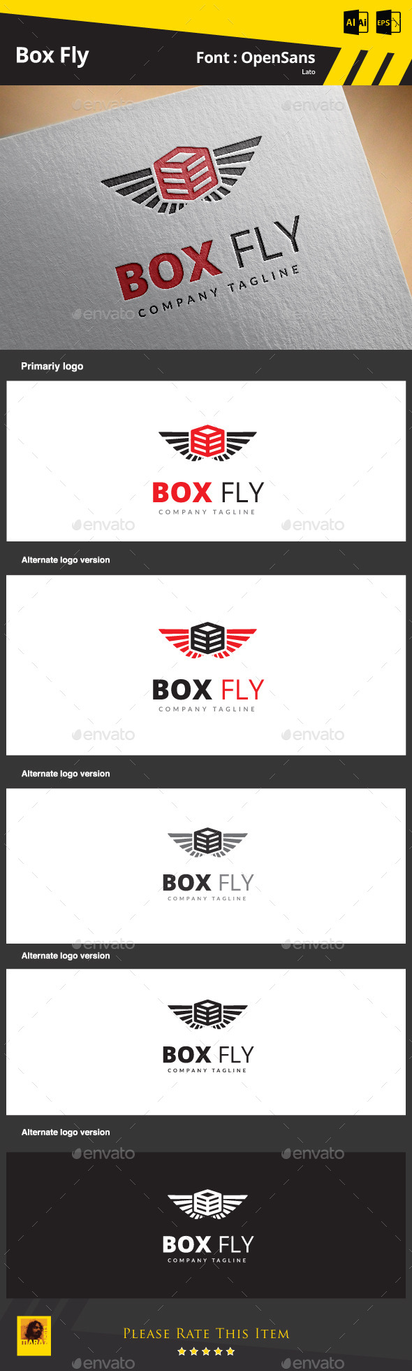 GraphicRiver Box Fly 9170666 GraphicRiver Box Fly 9170666