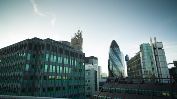 London England Financial Center Business Skyline At Night London England Financial Center Business Skyline At Night