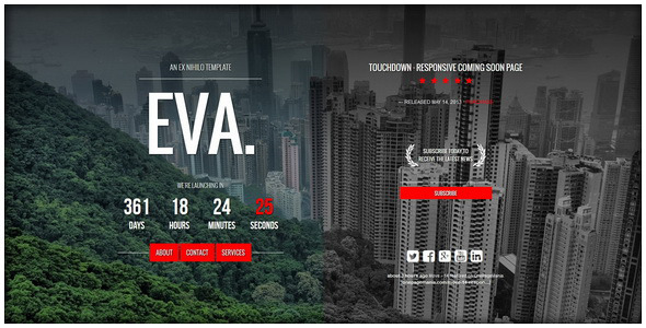 EVA. || Responsive Coming Soon Page