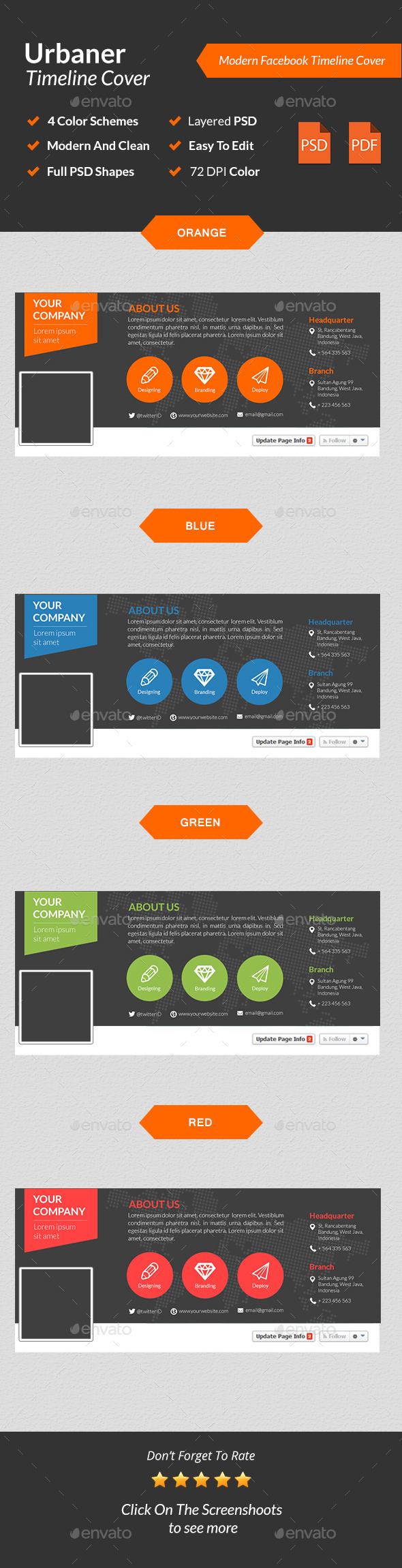 GraphicRiver Urbaner Modern Facebook Timeline Cover 9172009 GraphicRiver Urbaner Modern Facebook Timeline Cover 9172009