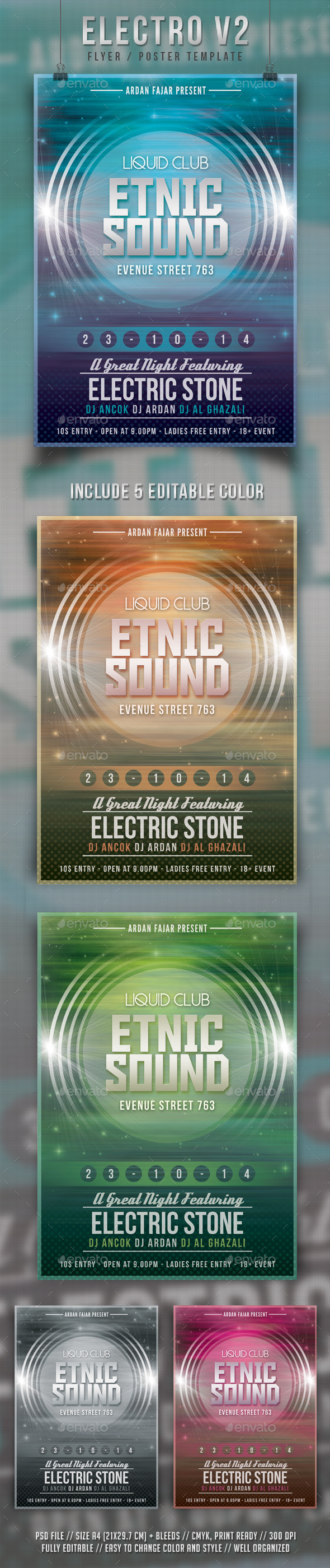 GraphicRiver Electro V2 Flyer Template 9174948 GraphicRiver Electro V2 Flyer Template 9174948