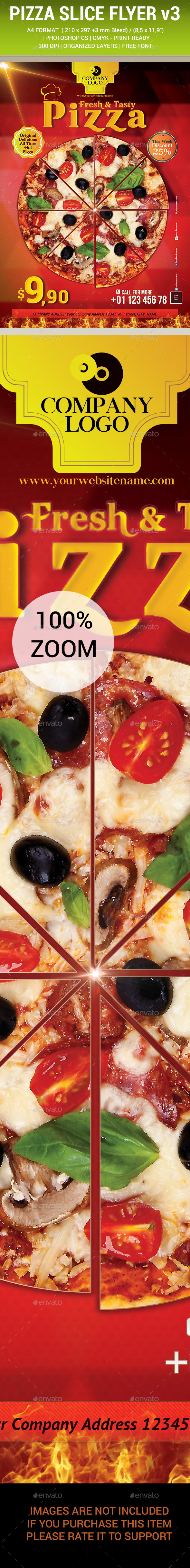 GraphicRiver Pizza Slice Flyer v3 9174992 GraphicRiver Pizza Slice Flyer v3 9174992