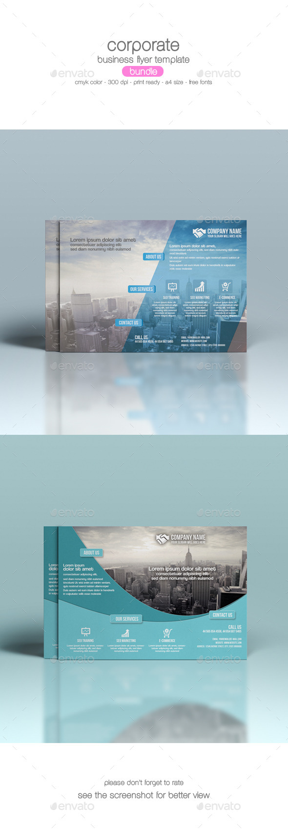 GraphicRiver Corporate Flyer Bundle 9175303 GraphicRiver Corporate Flyer Bundle 9175303
