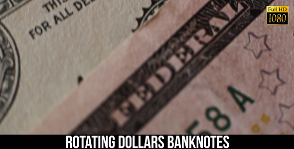 Rotating Dollars Banknotes 6 Rotating Dollars Banknotes 6