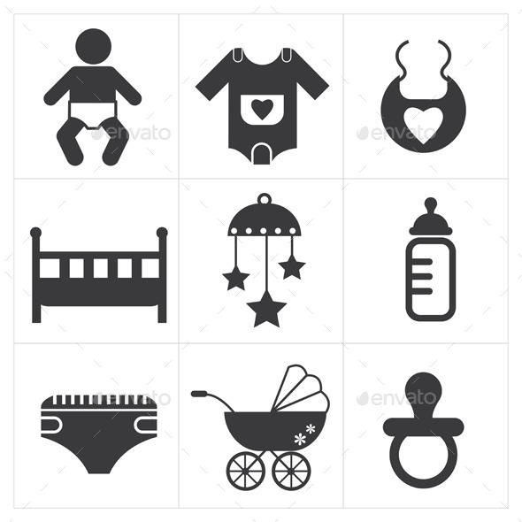 Baby Stuff Icon Baby Stuff Icon