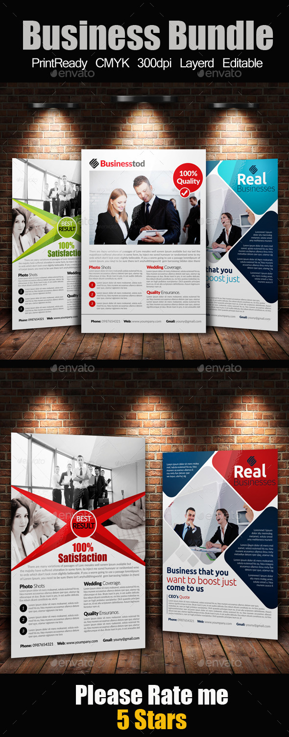 Business Flyers Bundle Business Flyers Bundle