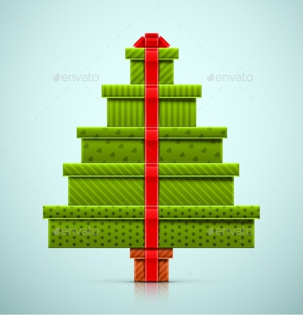 GraphicRiver Christmas Tree of Gifts 9178189 GraphicRiver Christmas Tree of Gifts 9178189