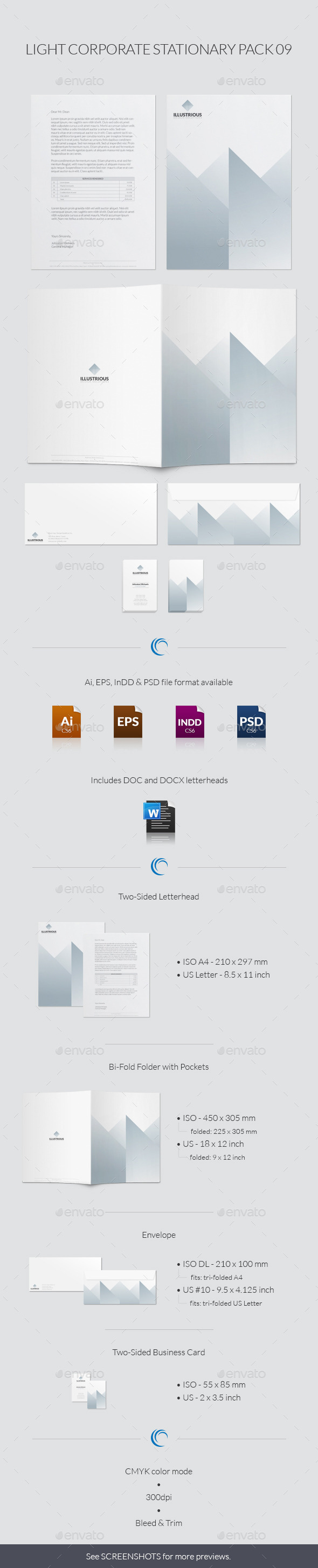 GraphicRiver Light Corporate Stationary Pack 09 9179289 GraphicRiver Light Corporate Stationary Pack 09 9179289