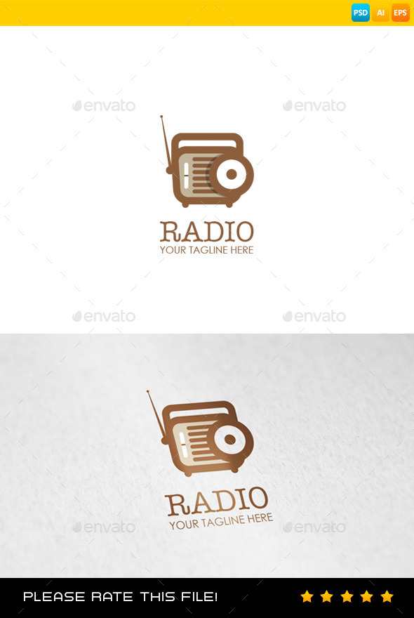 GraphicRiver Radio Logo 9144090 GraphicRiver Radio Logo 9144090