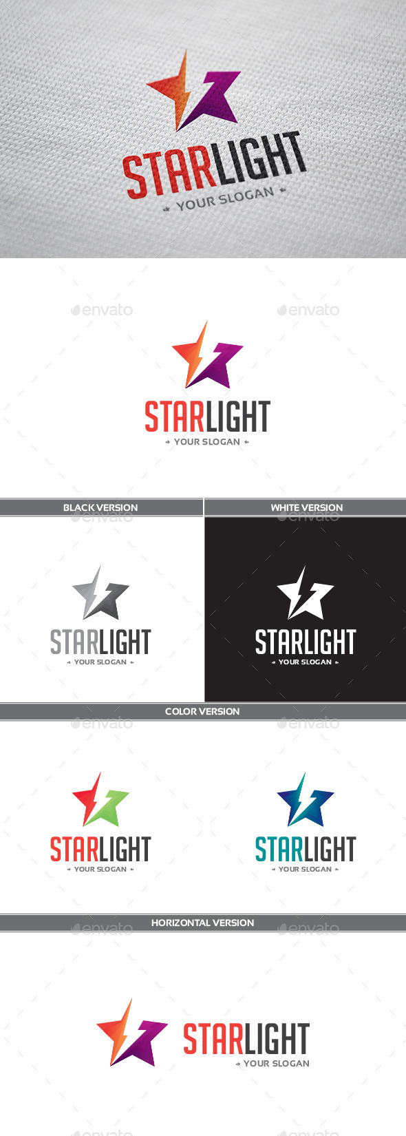 GraphicRiver Starlight Logo 9180240 GraphicRiver Starlight Logo 9180240
