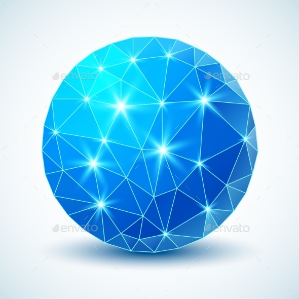 GraphicRiver Blue Technology Geometric Ball 9182259 GraphicRiver Blue Technology Geometric Ball 9182259