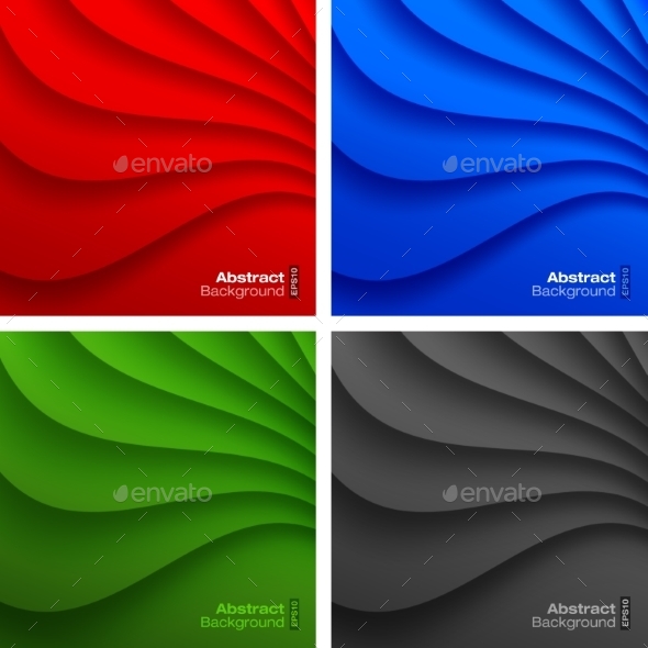 GraphicRiver Set of Colorful Wavy Backgrounds 9182434 GraphicRiver Set of Colorful Wavy Backgrounds 9182434