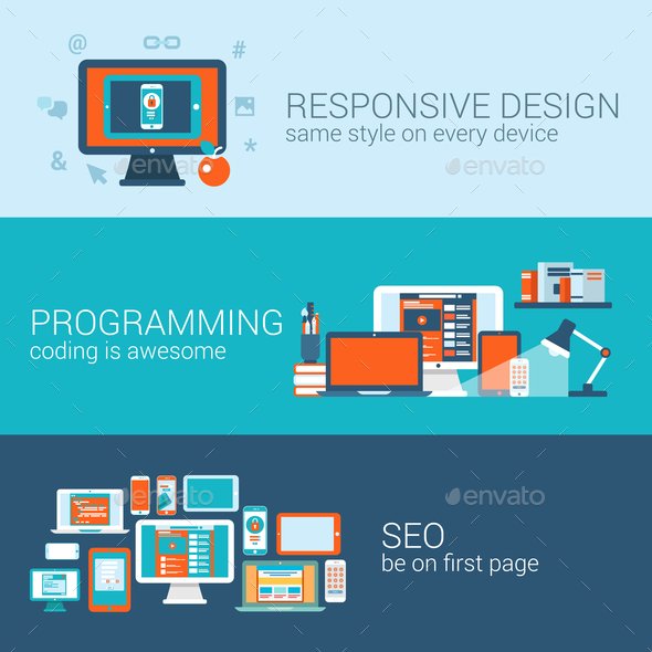 GraphicRiver Web Design Programming SEO Concept Flat Template 9182804 GraphicRiver Web Design Programming SEO Concept Flat Template 9182804