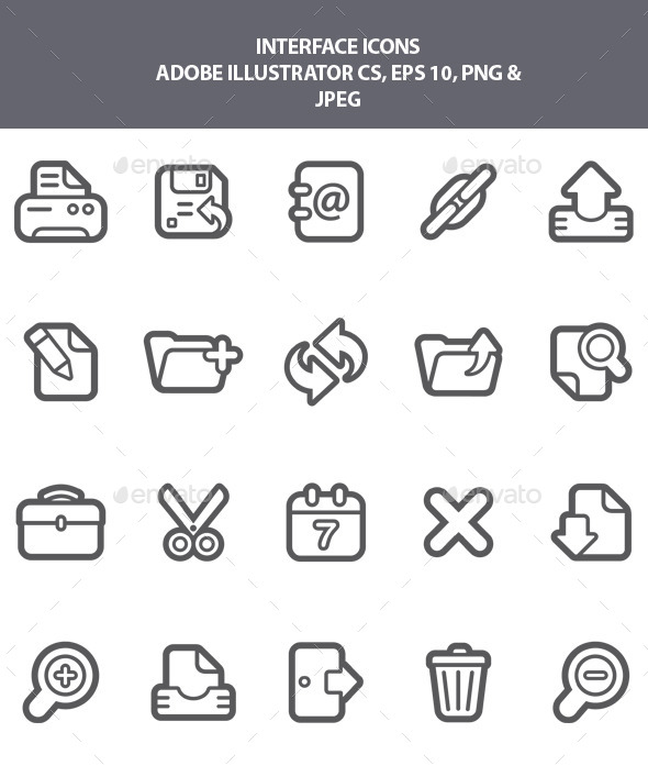 GraphicRiver Interface Icons 9182816 GraphicRiver Interface Icons 9182816