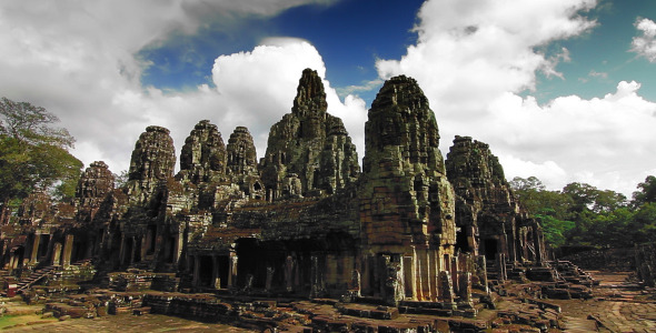 Bayon Temple Time Lapse Loop Bayon Temple Time Lapse Loop
