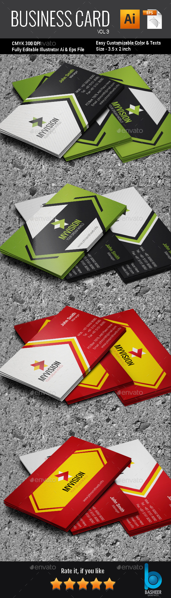 Corporate Business Card Vol-3 (Business Cards)