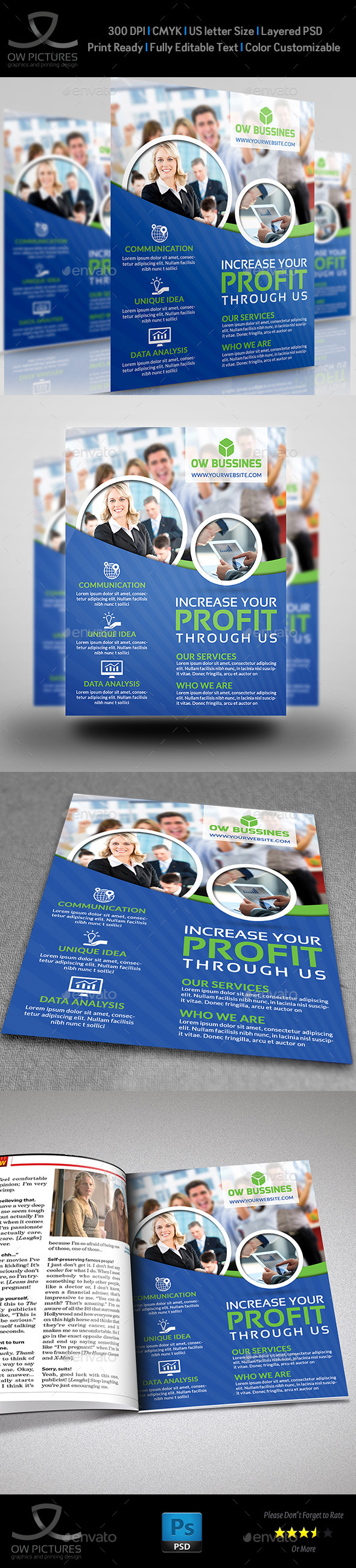 Corporate Business Flyer Template Vol.16 (Corporate)