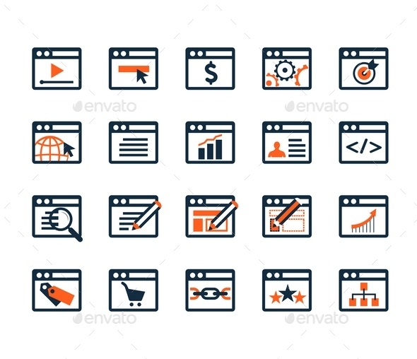 GraphicRiver Icon Set Web Development and SEO Flat Design 9092524 GraphicRiver Icon Set Web Development and SEO Flat Design 9092524