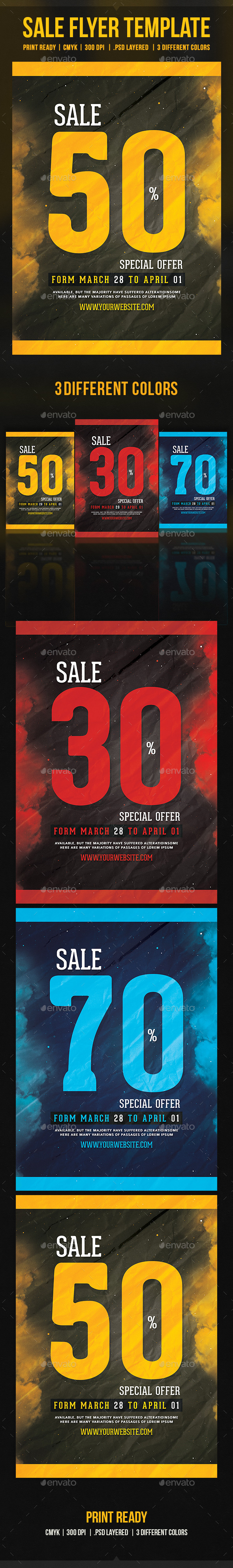 GraphicRiver Sale Flyer Template 9184382 GraphicRiver Sale Flyer Template 9184382
