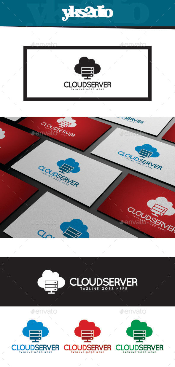 GraphicRiver Cloud Server Logo 9185631 GraphicRiver Cloud Server Logo 9185631