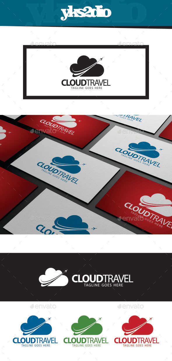 GraphicRiver Cloud Travel Logo 9185652 GraphicRiver Cloud Travel Logo 9185652