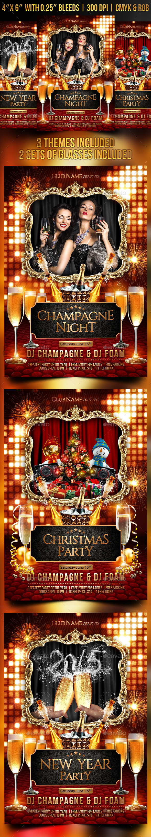 Celebration Flyer Template (Clubs & Parties)