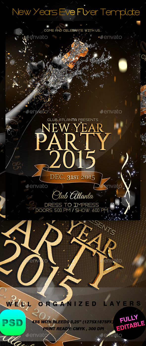 New Years Eve Flyer Template (Events)