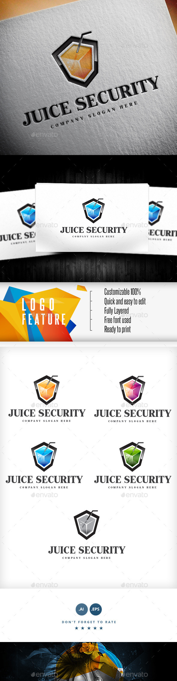 GraphicRiver Juice Security Logo 9186551 GraphicRiver Juice Security Logo 9186551