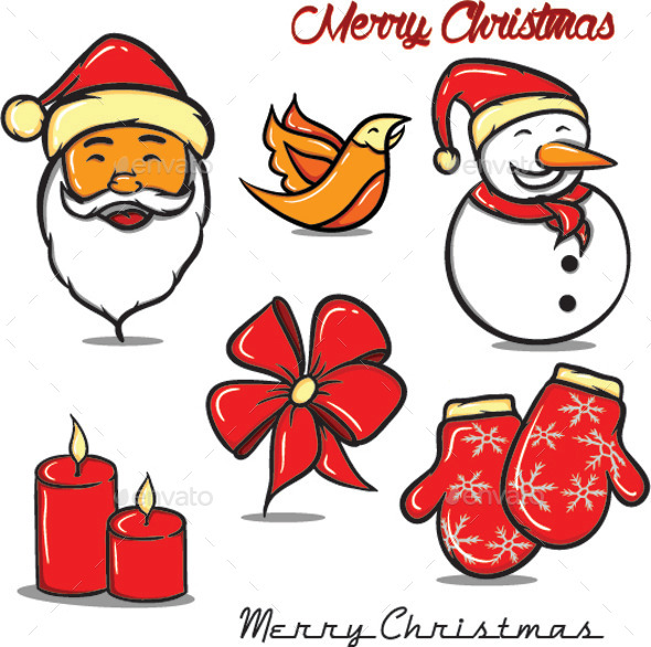 GraphicRiver Christmas Element 9187876 GraphicRiver Christmas Element 9187876