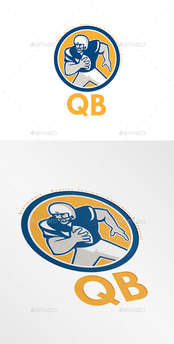 GraphicRiver QB Quality Football Equipment Logo 9188854 GraphicRiver QB Quality Football Equipment Logo 9188854