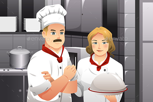 Gambar Kartun Woman Chef   Tinkytyler org Stock Photos 