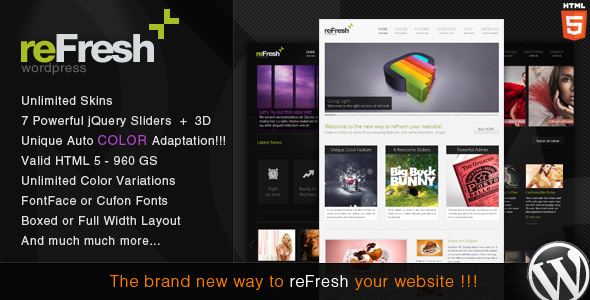 reFresh Powerful Clean & Elegant WordPress Theme reFresh Powerful Clean & Elegant WordPress Theme