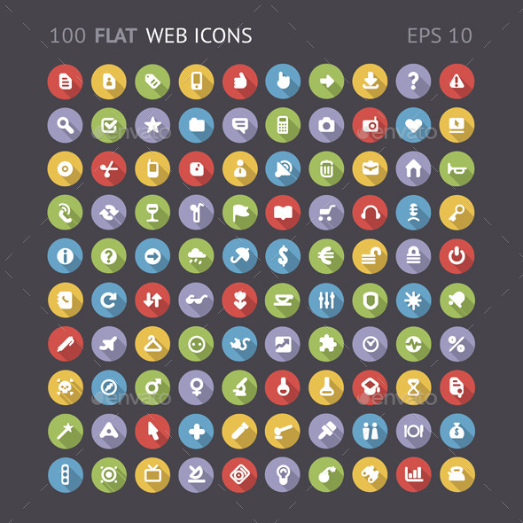 GraphicRiver Flat Web Interface Icons 9190685 GraphicRiver Flat Web Interface Icons 9190685