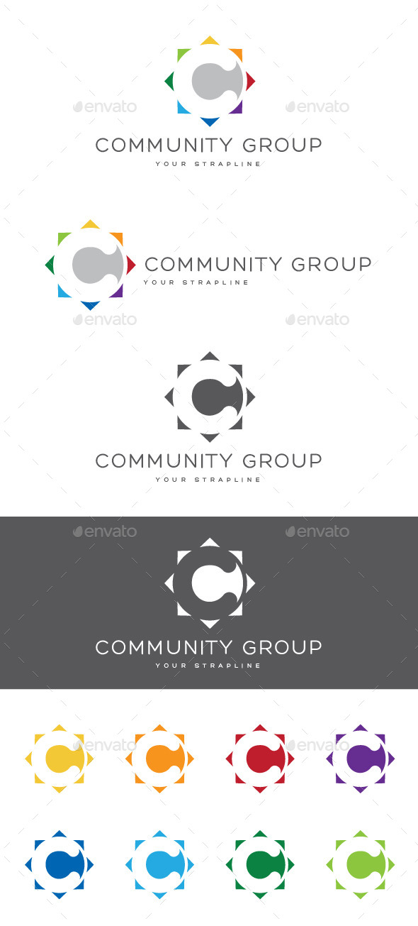 Community Group Letter C Logo Community Group Letter C Logo