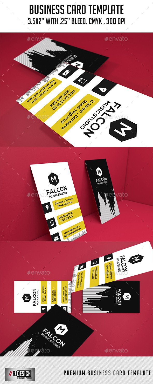GraphicRiver Music Studio Business Card Template 9191021 GraphicRiver Music Studio Business Card Template 9191021