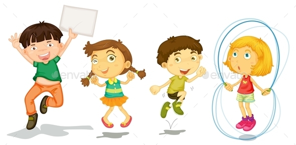 Active Kids Playing Active Kids Playing