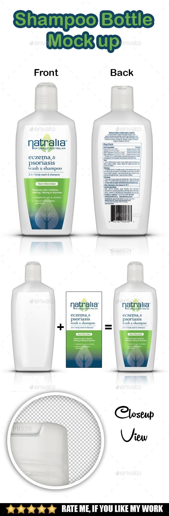 GraphicRiver Shampoo Bottle Mockup 9192591 GraphicRiver Shampoo Bottle Mockup 9192591