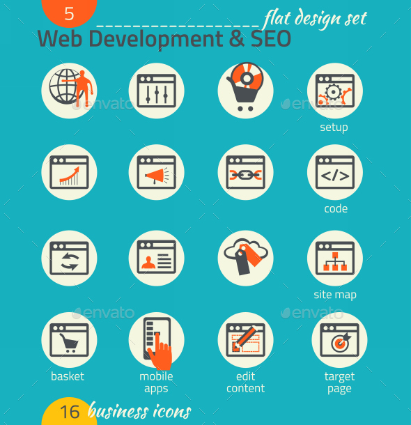 GraphicRiver Business Icon Set Software and Web Development 9192703 GraphicRiver Business Icon Set Software and Web Development 9192703