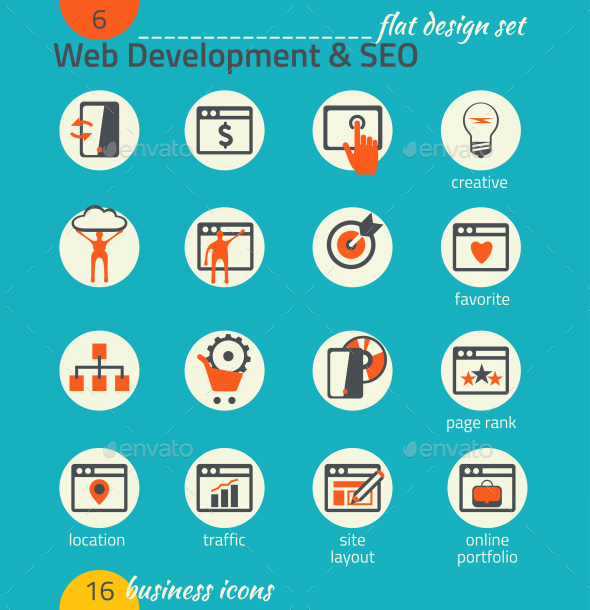 GraphicRiver Business Icon Set Software and Web Development 9192739 GraphicRiver Business Icon Set Software and Web Development 9192739