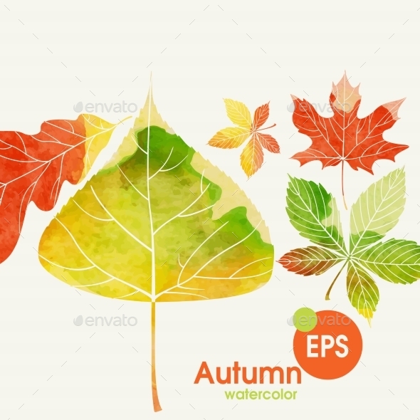 GraphicRiver Autumn Background With Leaves 9193029 GraphicRiver Autumn Background With Leaves 9193029
