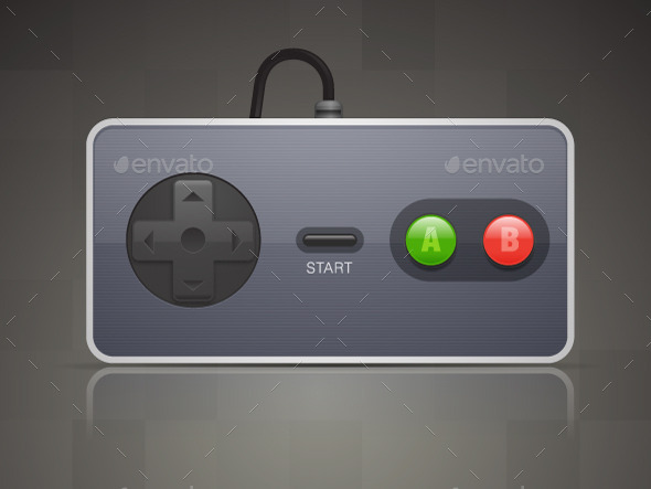 GraphicRiver Retro Joypad 9193799 GraphicRiver Retro Joypad 9193799