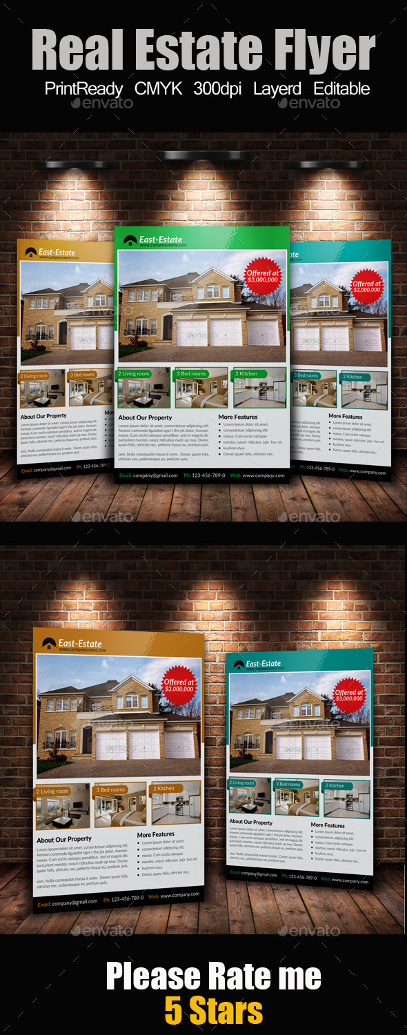 GraphicRiver A4 Real Estate Flyer 9157598 GraphicRiver A4 Real Estate Flyer 9157598