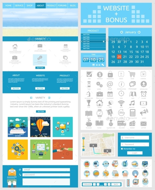 GraphicRiver Website Page Template 9195574 GraphicRiver Website Page Template 9195574