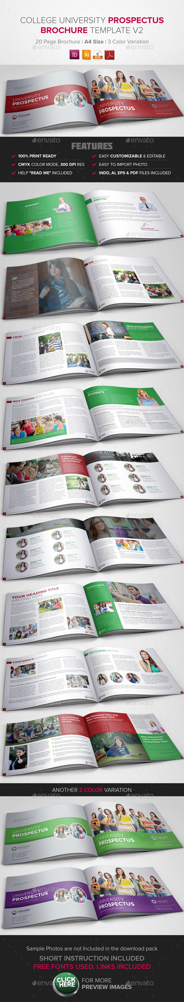 GraphicRiver College University Prospectus Brochure Template 9195910 GraphicRiver College University Prospectus Brochure Template 9195910