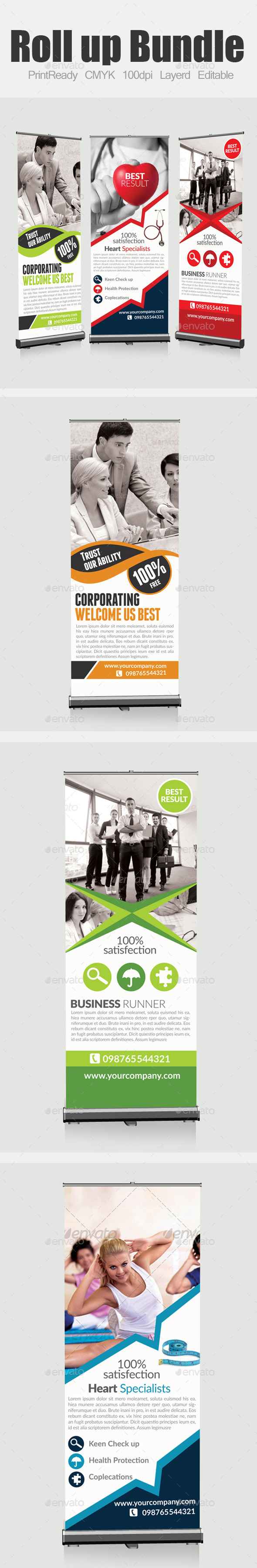 GraphicRiver Multi Use Roll up Banners Bundle 9196188 GraphicRiver Multi Use Roll up Banners Bundle 9196188
