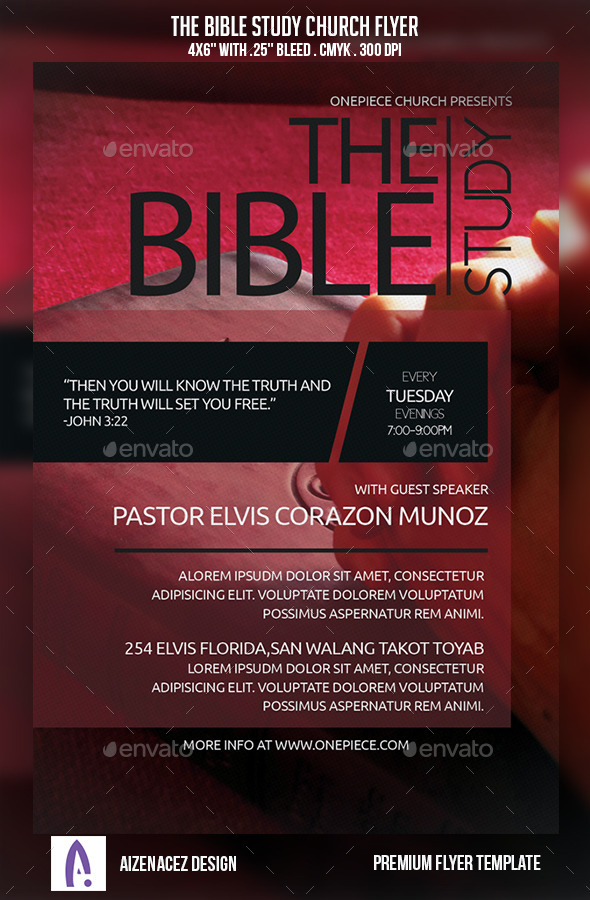 The Bible Study Church Flyer (Church)