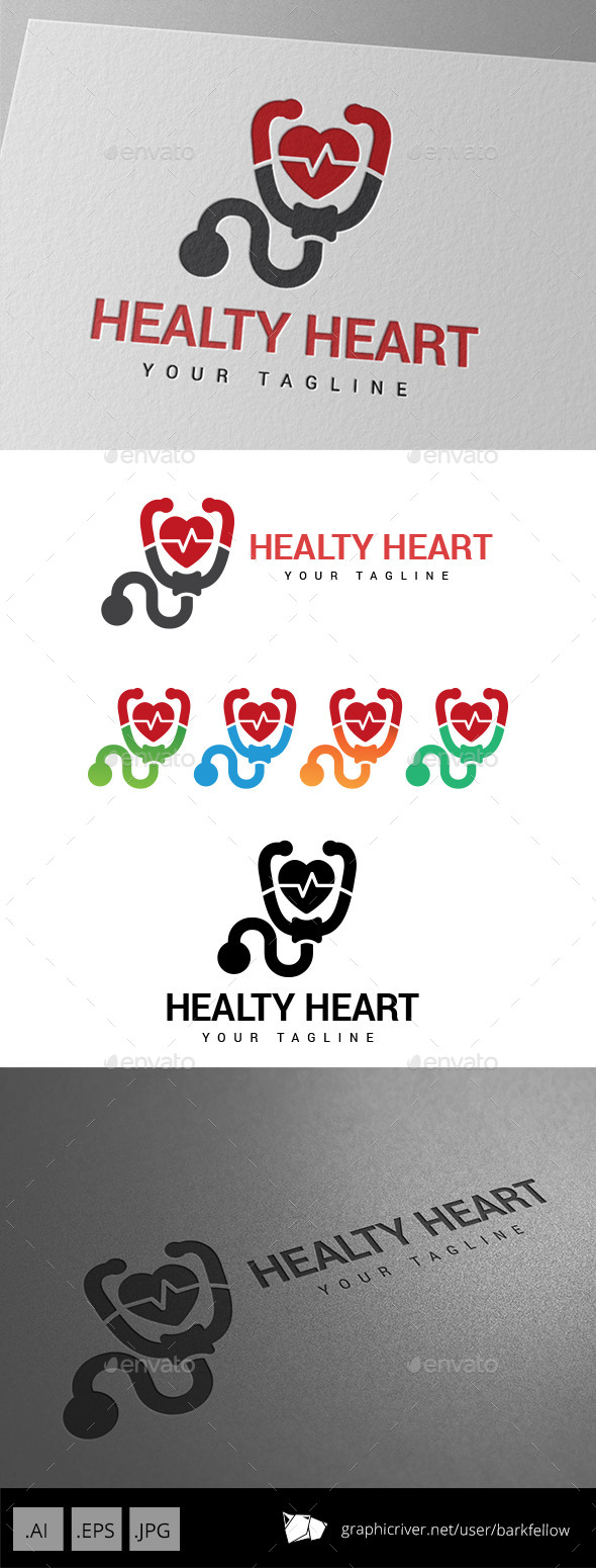 GraphicRiver Healthy Heart Logo 9196988 GraphicRiver Healthy Heart Logo 9196988