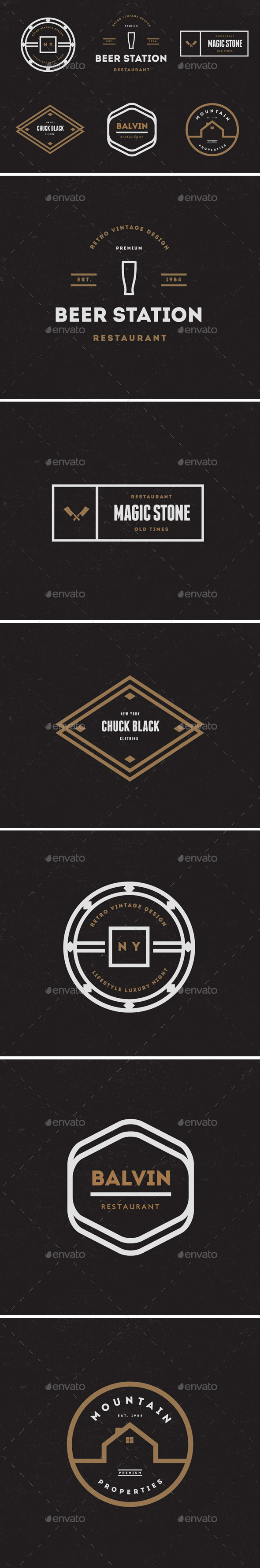 GraphicRiver Vintage Labels & Badges Logos V20 9197279 GraphicRiver Vintage Labels & Badges Logos V20 9197279